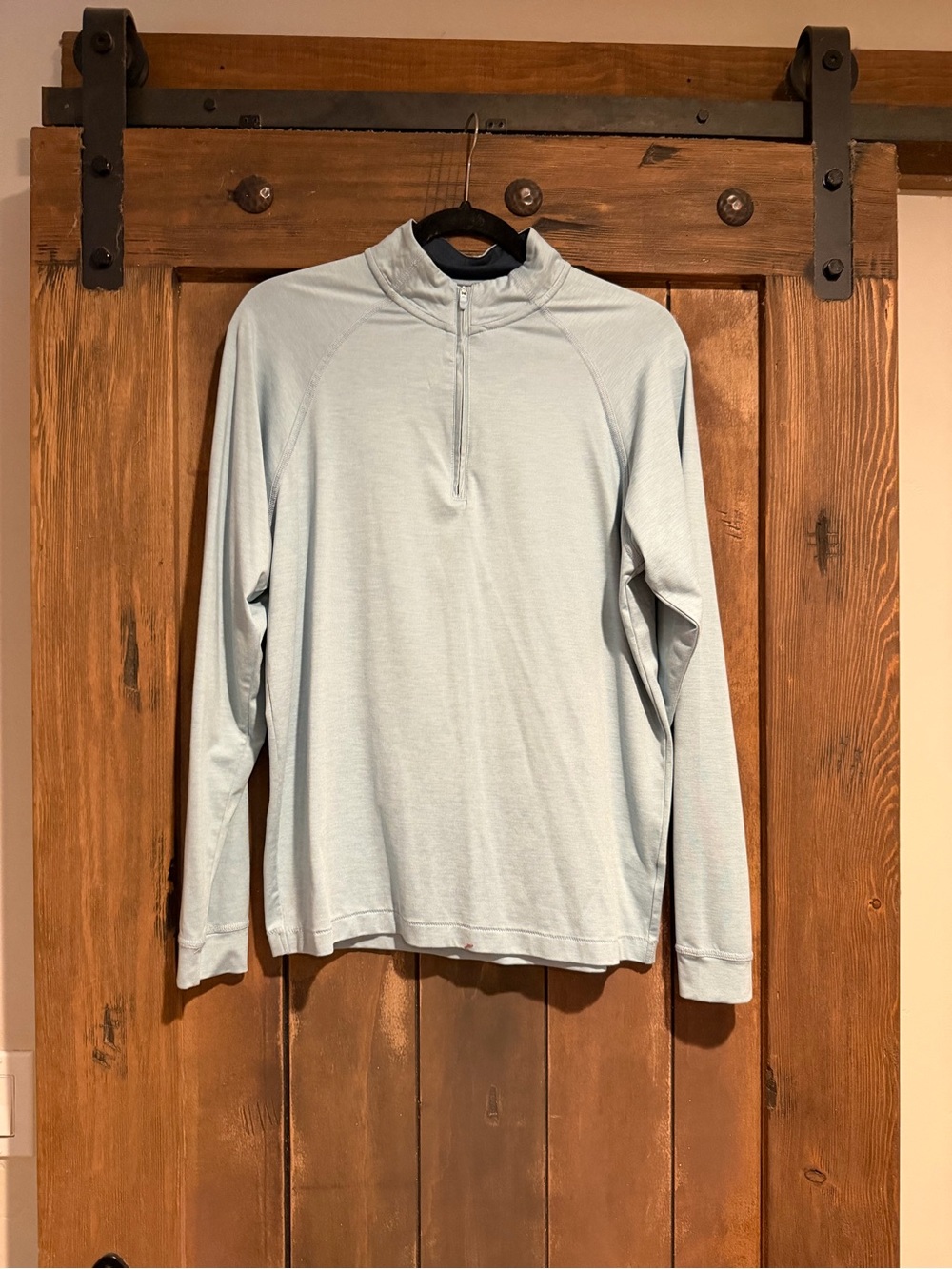 johnnie-O Light Blue Men's Quarter-Zip Sweater